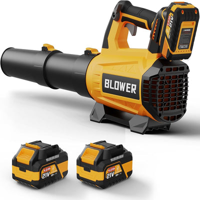 GROWORT Cordless Leaf Blower with 2 x 4.0Ah Batteries & Charger