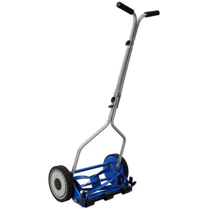 14 In. Blue Push Lawn Mower, Push Reel Lawn Mower — product view 4