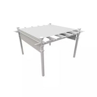 Vinyl Canopy Pergola Built for Year-Round Outdoor Living, 12x12 Foot, Adjustable Shade, Weather-Resistant — product view 10