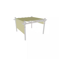 Vinyl Canopy Pergola Built for Year-Round Outdoor Living, 12x12 Foot, Adjustable Shade, Weather-Resistant — product view 9