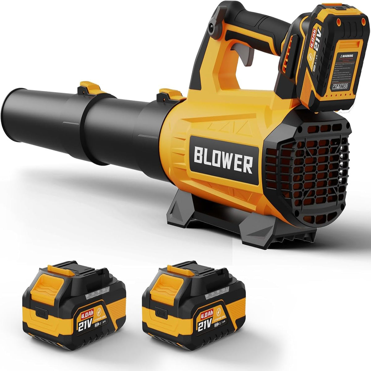 Leaf Blower Cordless with 2 X 4.0Ah Batteries and Charger - Easy to Use